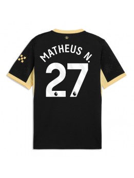 Moški Nogometna dresi replika Manchester City Matheus Nunes #27 Gostujoči 2026-27 Kratek rokav Moški Nogometna dresi replika Manchester City Matheus Nunes #27 Gostujoči 2026-27 Kratek rokav
